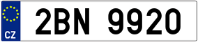 Truck License Plate